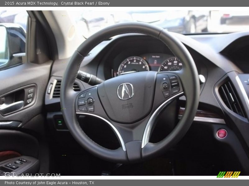 Crystal Black Pearl / Ebony 2015 Acura MDX Technology
