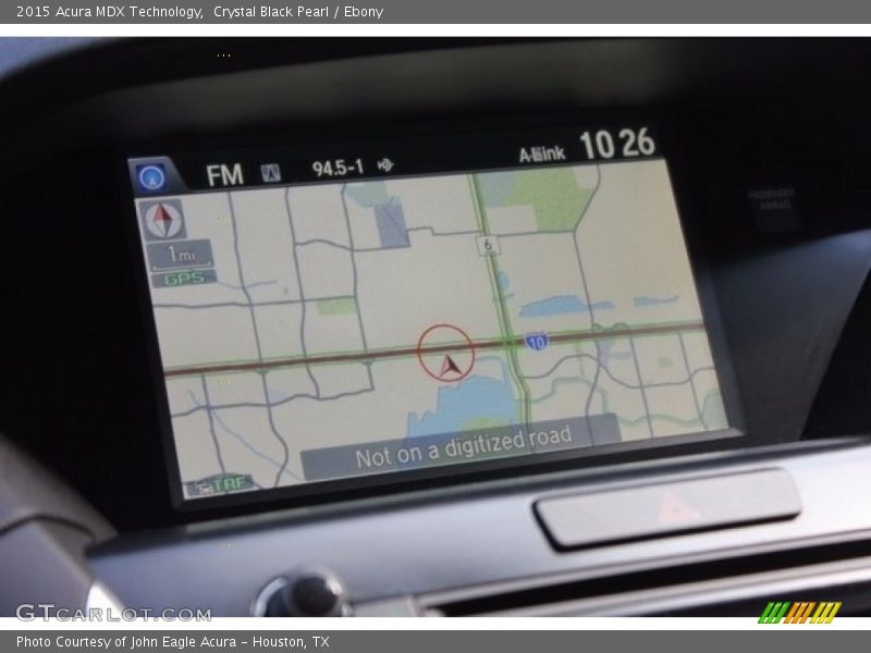 Crystal Black Pearl / Ebony 2015 Acura MDX Technology