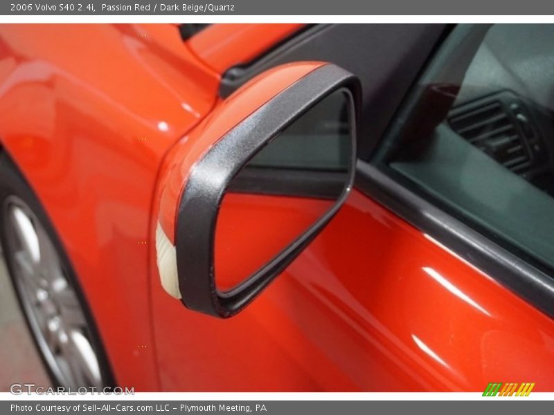 Passion Red / Dark Beige/Quartz 2006 Volvo S40 2.4i