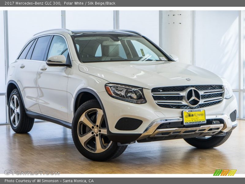 Polar White / Silk Beige/Black 2017 Mercedes-Benz GLC 300