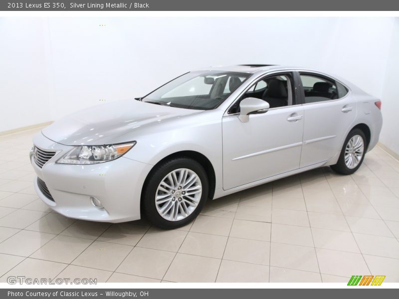 Silver Lining Metallic / Black 2013 Lexus ES 350