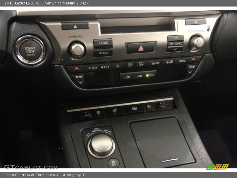 Silver Lining Metallic / Black 2013 Lexus ES 350