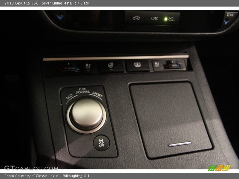 Silver Lining Metallic / Black 2013 Lexus ES 350