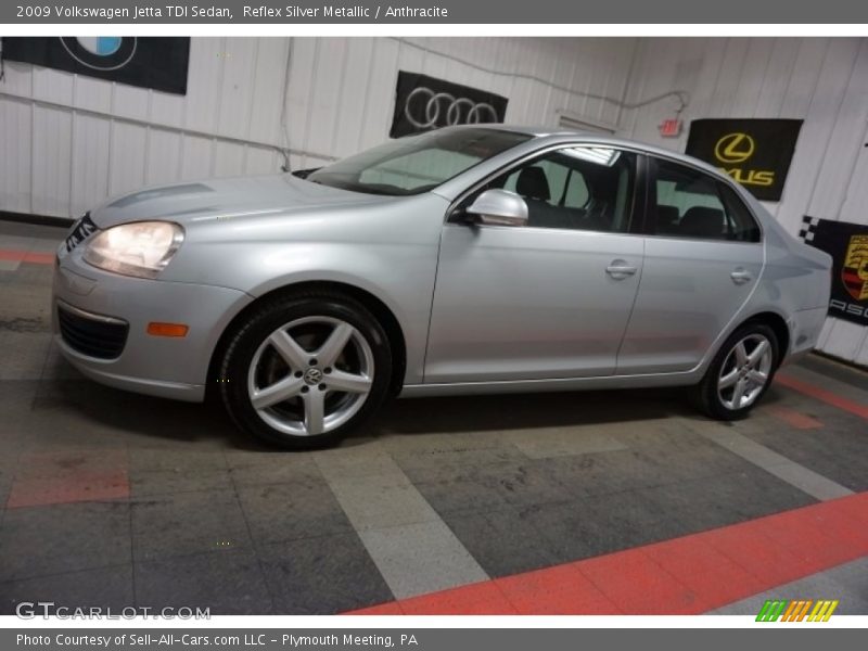 Reflex Silver Metallic / Anthracite 2009 Volkswagen Jetta TDI Sedan