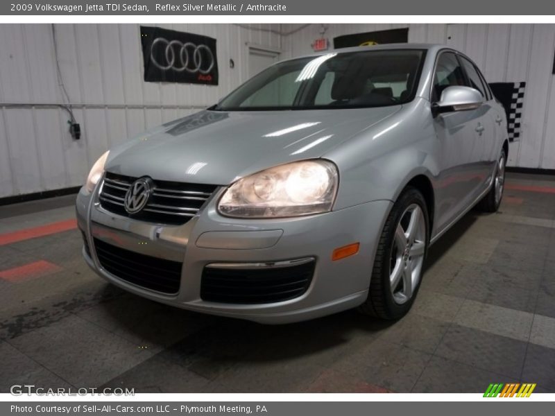 Reflex Silver Metallic / Anthracite 2009 Volkswagen Jetta TDI Sedan