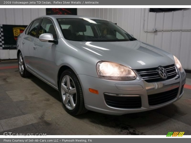 Reflex Silver Metallic / Anthracite 2009 Volkswagen Jetta TDI Sedan