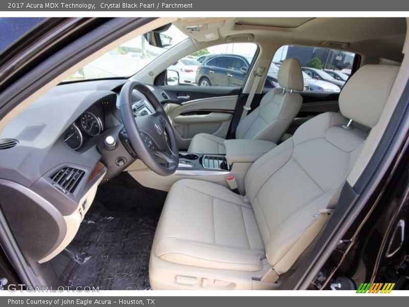 Crystal Black Pearl / Parchment 2017 Acura MDX Technology