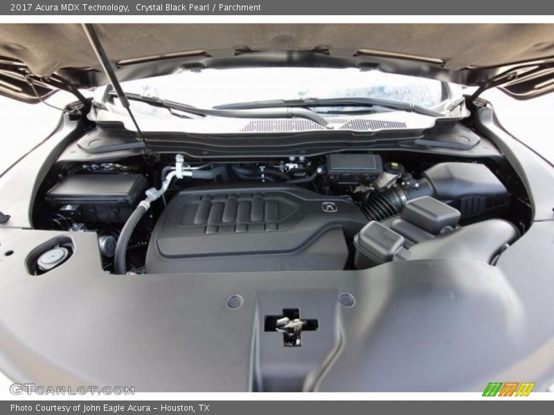 Crystal Black Pearl / Parchment 2017 Acura MDX Technology