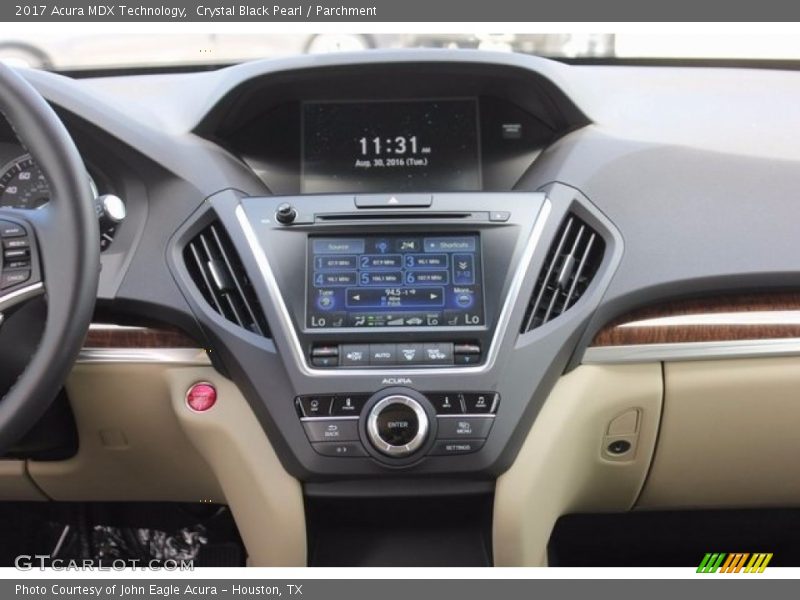 Crystal Black Pearl / Parchment 2017 Acura MDX Technology