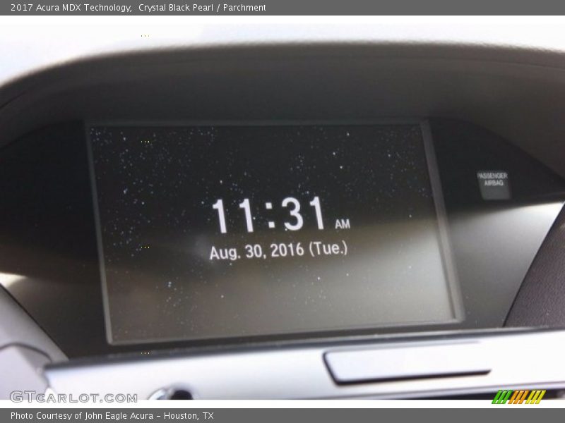Crystal Black Pearl / Parchment 2017 Acura MDX Technology