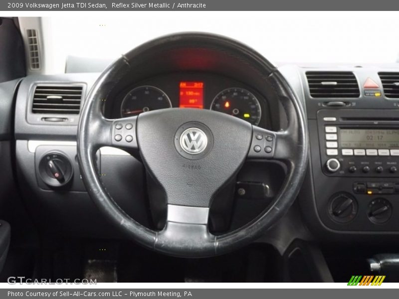 Reflex Silver Metallic / Anthracite 2009 Volkswagen Jetta TDI Sedan