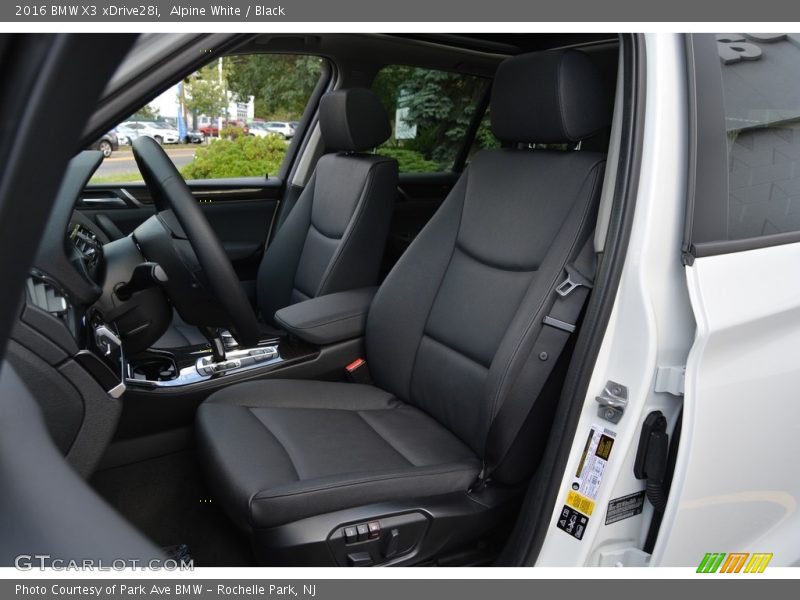 Alpine White / Black 2016 BMW X3 xDrive28i