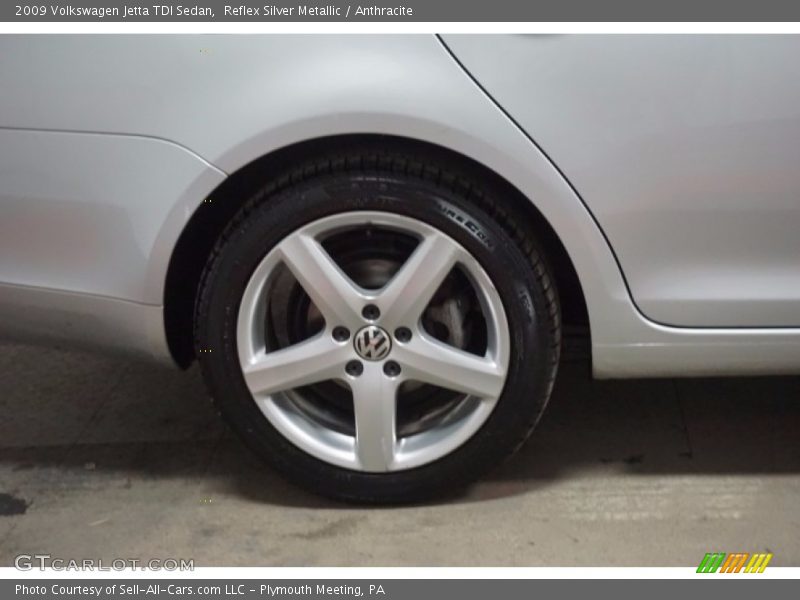 Reflex Silver Metallic / Anthracite 2009 Volkswagen Jetta TDI Sedan