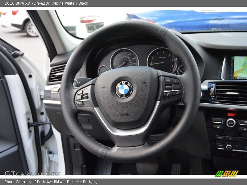 Alpine White / Black 2016 BMW X3 xDrive28i