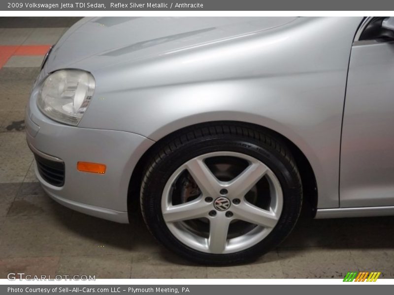 Reflex Silver Metallic / Anthracite 2009 Volkswagen Jetta TDI Sedan