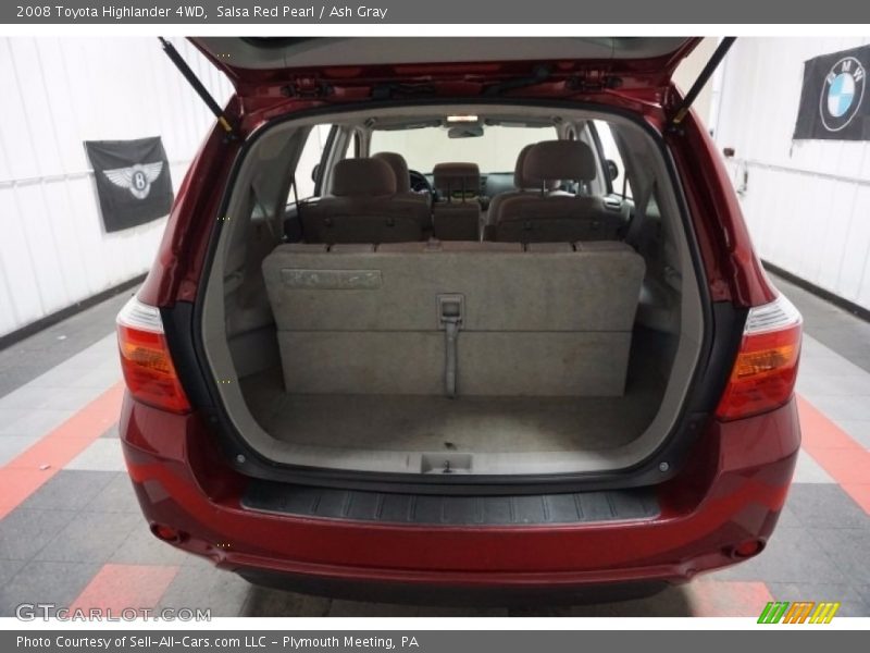 Salsa Red Pearl / Ash Gray 2008 Toyota Highlander 4WD