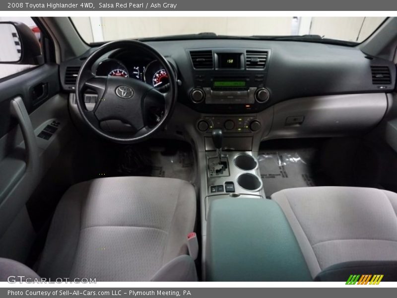 Salsa Red Pearl / Ash Gray 2008 Toyota Highlander 4WD