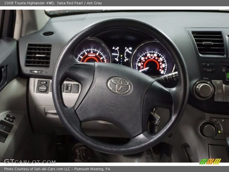 Salsa Red Pearl / Ash Gray 2008 Toyota Highlander 4WD