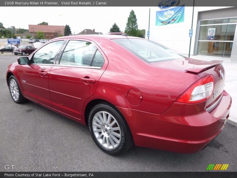 Vivid Red Metallic / Camel 2008 Mercury Milan I4 Premier