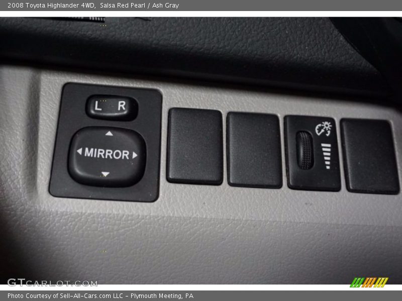 Salsa Red Pearl / Ash Gray 2008 Toyota Highlander 4WD