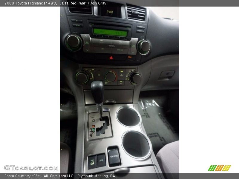 Salsa Red Pearl / Ash Gray 2008 Toyota Highlander 4WD