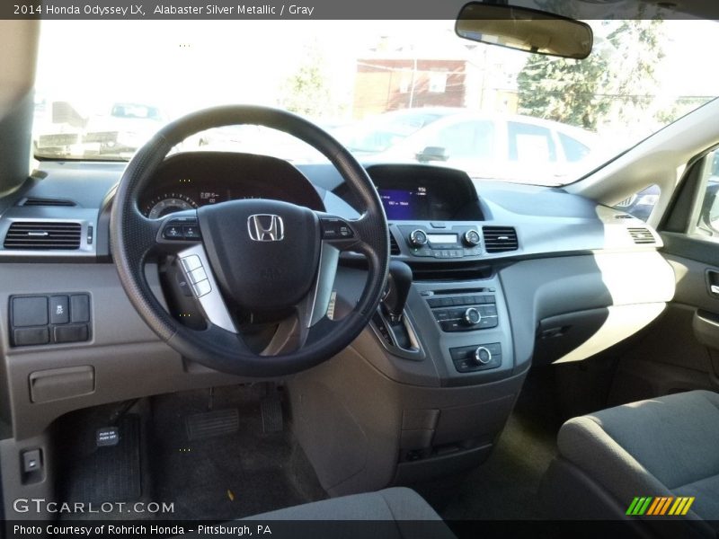 Alabaster Silver Metallic / Gray 2014 Honda Odyssey LX