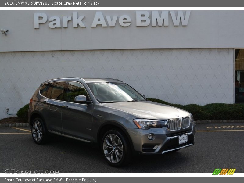 Space Grey Metallic / Black 2016 BMW X3 xDrive28i