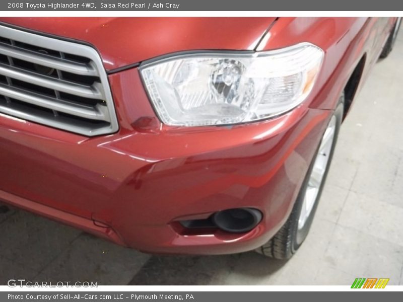 Salsa Red Pearl / Ash Gray 2008 Toyota Highlander 4WD