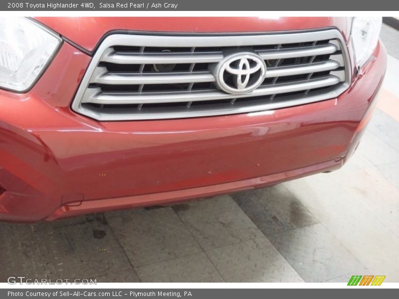 Salsa Red Pearl / Ash Gray 2008 Toyota Highlander 4WD