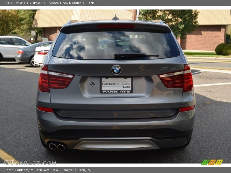 Space Grey Metallic / Black 2016 BMW X3 xDrive28i