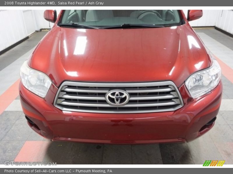Salsa Red Pearl / Ash Gray 2008 Toyota Highlander 4WD
