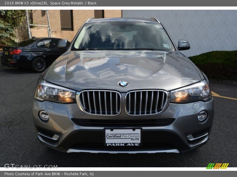 Space Grey Metallic / Black 2016 BMW X3 xDrive28i