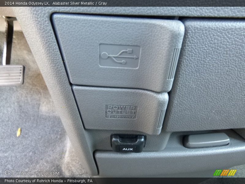 Alabaster Silver Metallic / Gray 2014 Honda Odyssey LX