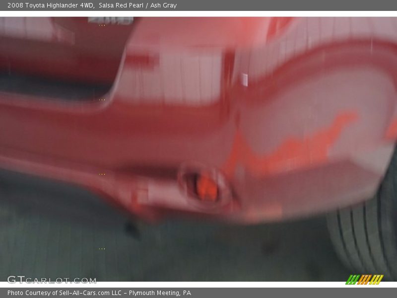 Salsa Red Pearl / Ash Gray 2008 Toyota Highlander 4WD