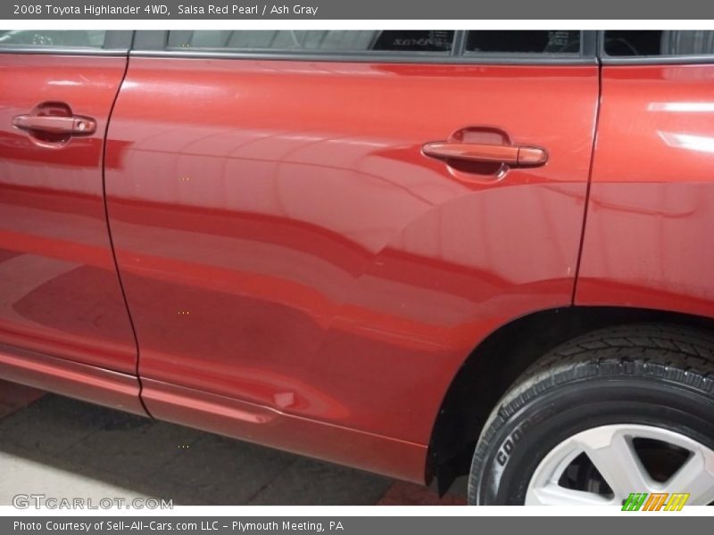 Salsa Red Pearl / Ash Gray 2008 Toyota Highlander 4WD