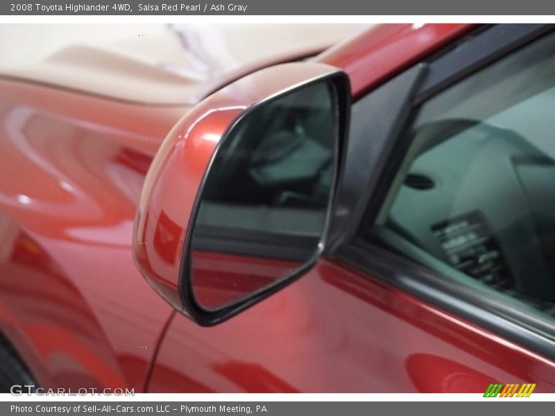 Salsa Red Pearl / Ash Gray 2008 Toyota Highlander 4WD