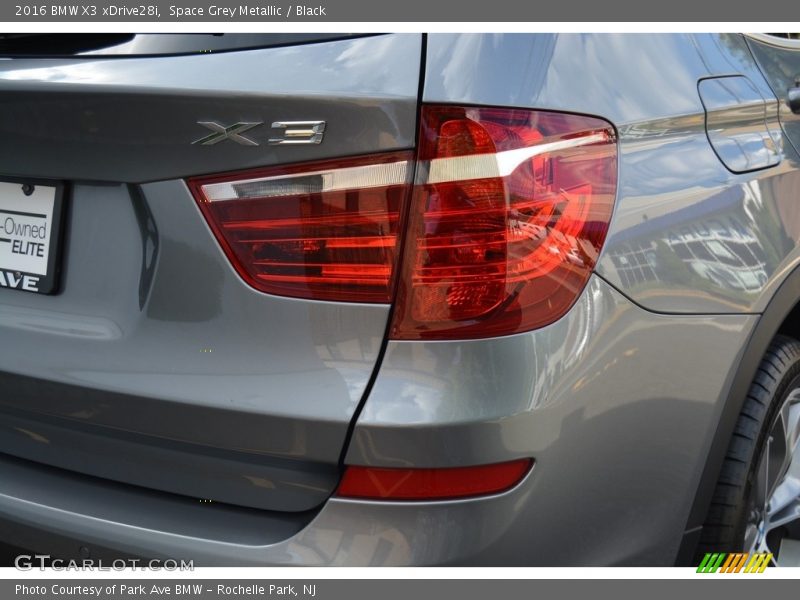 Space Grey Metallic / Black 2016 BMW X3 xDrive28i