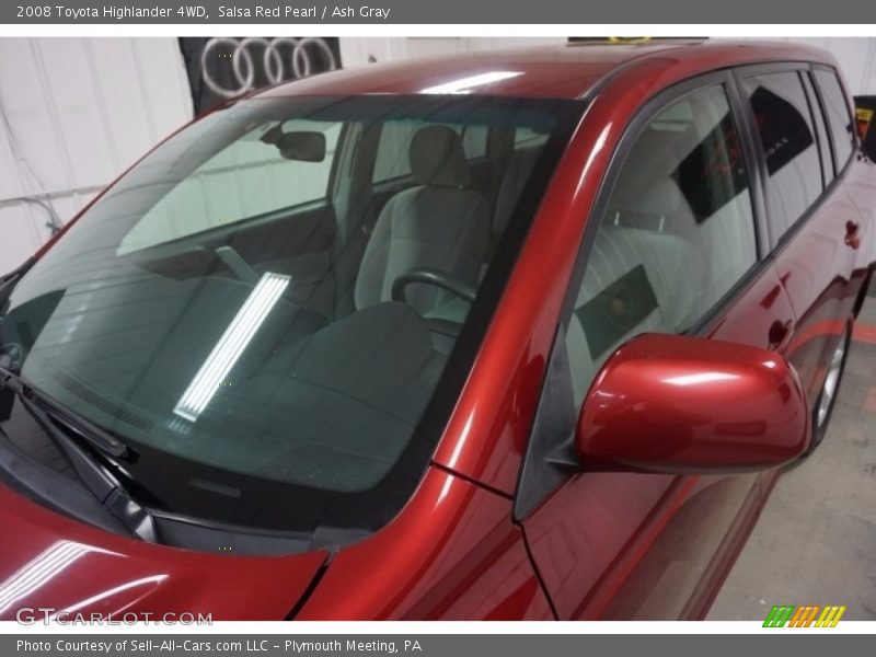 Salsa Red Pearl / Ash Gray 2008 Toyota Highlander 4WD