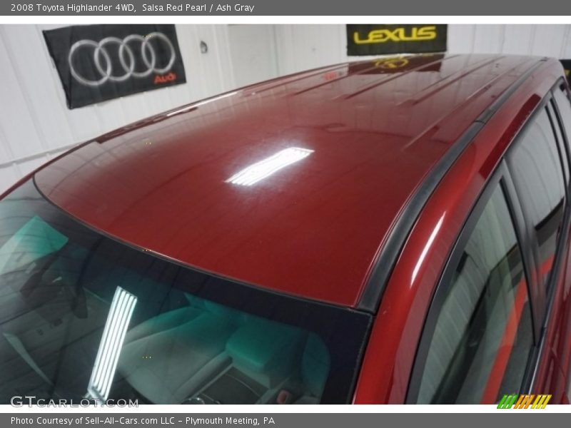 Salsa Red Pearl / Ash Gray 2008 Toyota Highlander 4WD
