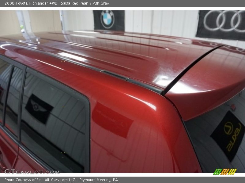 Salsa Red Pearl / Ash Gray 2008 Toyota Highlander 4WD