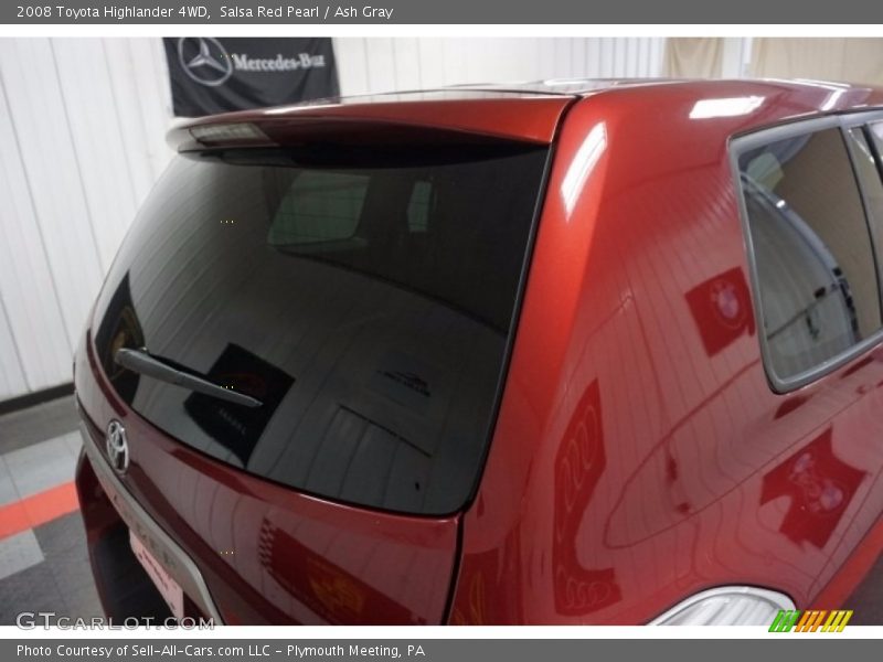 Salsa Red Pearl / Ash Gray 2008 Toyota Highlander 4WD