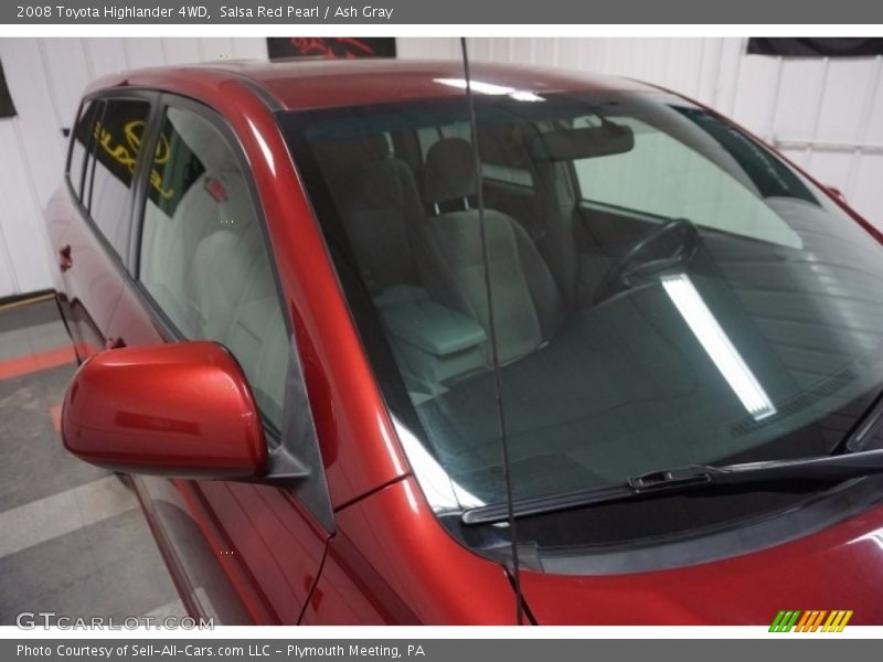 Salsa Red Pearl / Ash Gray 2008 Toyota Highlander 4WD