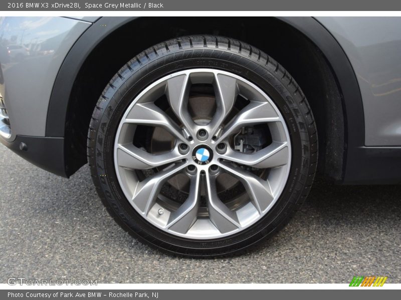 Space Grey Metallic / Black 2016 BMW X3 xDrive28i