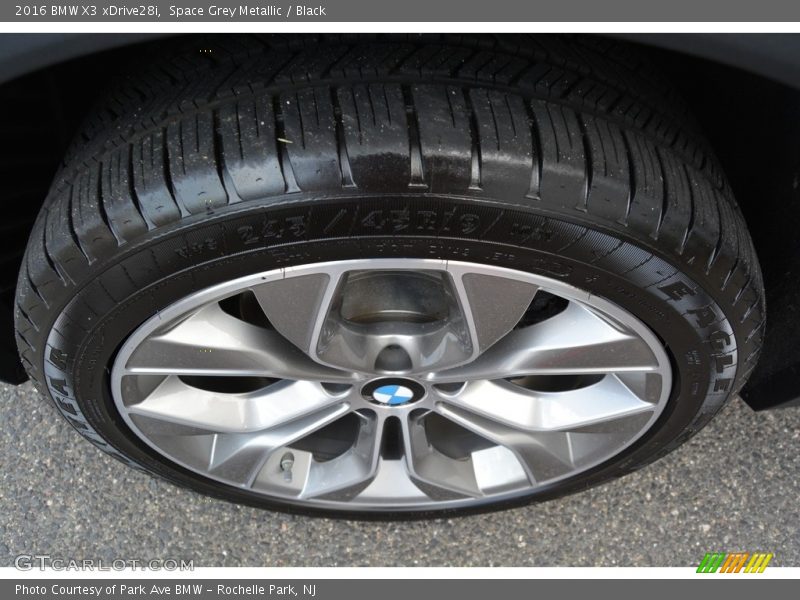 Space Grey Metallic / Black 2016 BMW X3 xDrive28i