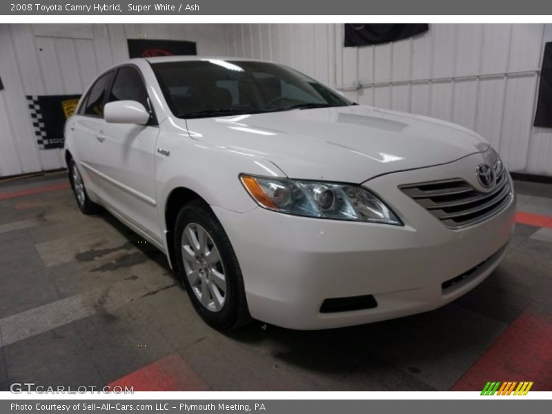 Super White / Ash 2008 Toyota Camry Hybrid