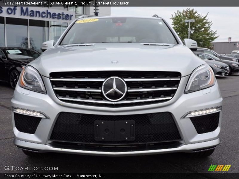 Iridium Silver Metallic / Black 2012 Mercedes-Benz ML 63 AMG 4Matic