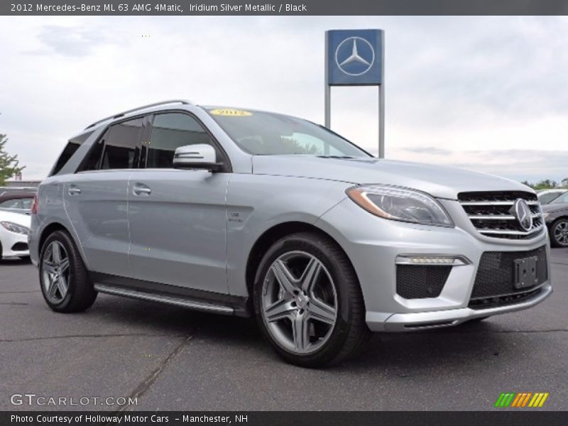 Front 3/4 View of 2012 ML 63 AMG 4Matic