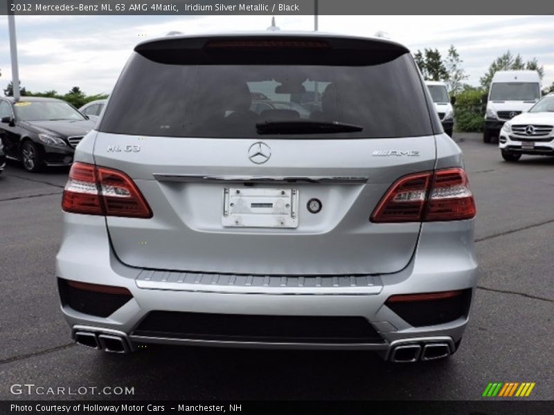 Iridium Silver Metallic / Black 2012 Mercedes-Benz ML 63 AMG 4Matic