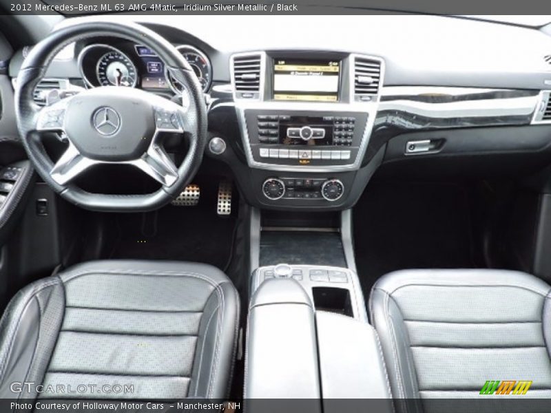 Iridium Silver Metallic / Black 2012 Mercedes-Benz ML 63 AMG 4Matic