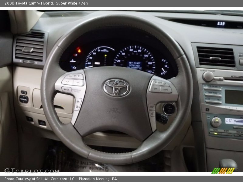 Super White / Ash 2008 Toyota Camry Hybrid